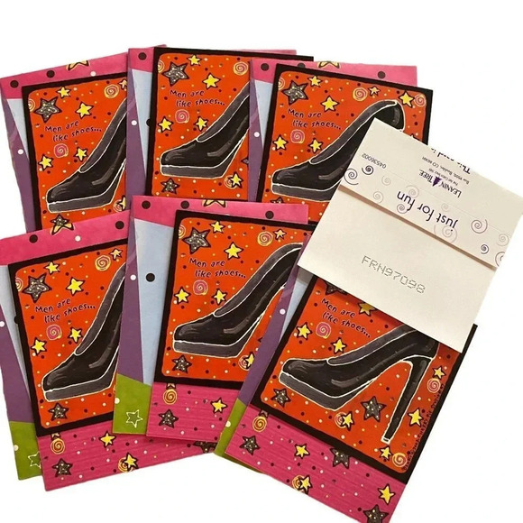 FRIENDS High Heels Vintage 6/pk Leanin' Tree Greeting Cards Lori Wiseman NIP - Picture 1 of 15
